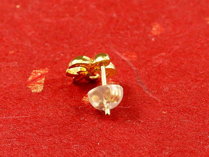 楽天市場】純金 ピアス レディース 片耳用 ユリの紋章 フルール・ド 