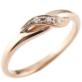婚約指輪 エンゲージリング 18金 リング ダイヤモンド プロポーズリング 指輪 ダイヤ ピンクゴールドk18 ストレート女性 送料無料 人気 18k プロポーズ プレゼント ギフト 結婚式準備 普段使い