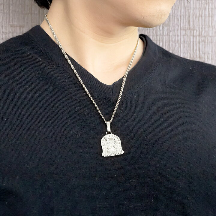 楽天市場】シルバー ネックレス ペンダントトップ 喜平用 鬼瓦 