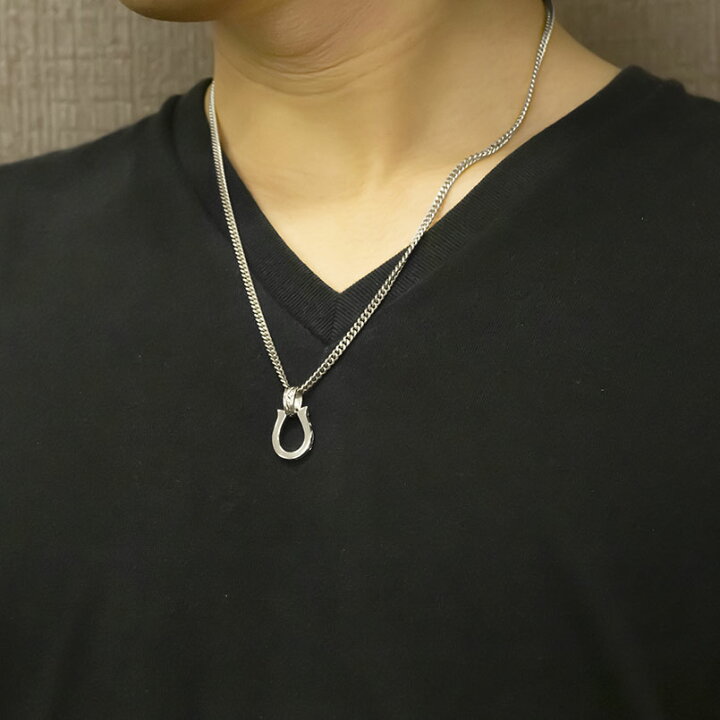 楽天市場 ネックレス プラチナ ペンダントトップ ハワイアンジュエリー メンズ 喜平用 馬蹄 シンプル Pt900 ホースシュー 蹄鉄 バテイ チェーン 喜平 地金 男性用 の 送料無料 人気 ジュエリー工房アトラス