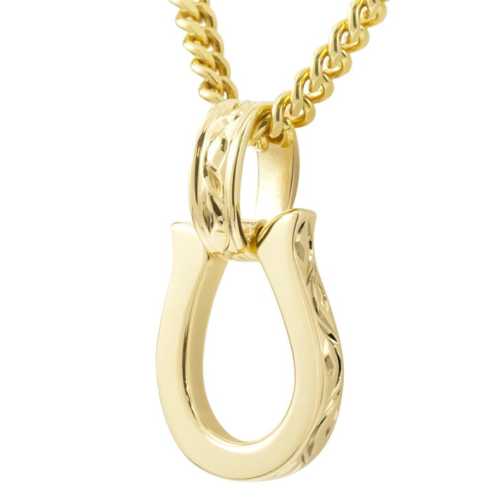 楽天市場】18金 ペンダントトップ 馬蹄 18k ネックレス メンズ  