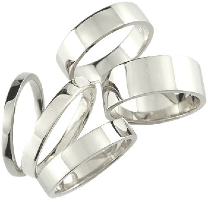 楽天市場 ポイント10倍 セール 2月4日 時 プラチナ メンズ リング 平角 指輪 平打ち シンプル Pt900 Pt地金 ピンキーリング ストレート 男性用 送料無料 人気 ジュエリー工房アトラス