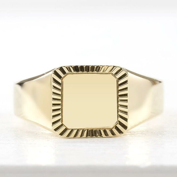 楽天市場】【10%OFFクーポンセール】 18金 リング ゴールド メンズ 18k 