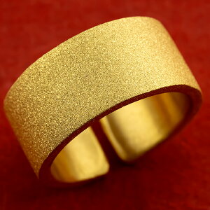 純金 リング メンズ 24金 指輪 幅広 10ミリ 地金のみ 造幣局刻印 ダイヤモンドダスト仕上げ K24 鍛造製法 資産価値 お守り サイズ対応