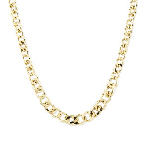 18金 ネックレス チェーン 喜平 メンズ シングル グラデーション 50cm 17g イエローゴールドk18 だけ チェーンのみ キヘイチェーン 地金 k18 18k 男性 鎖 人気