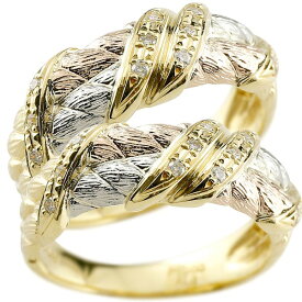 ペアリング カップル 結婚指輪 マリッジリング ダイヤモンド ダイヤ 3色 プラチナ ゴールド 幅広 太め 指輪 結婚式 男性 2個セット 記念日 誕生日 ファッションリング 大人 プレゼント ギフト 人気 普段使い