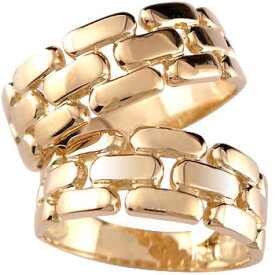 ペアリング ゴールド 結婚指輪 マリッジリング ピンクゴールドK10 10金 プレゼント 女性 人気 ウェディング 2本セット 2個セット 結婚式 記念日 誕生日 普段使い