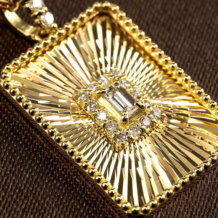 楽天市場】18金 ペンダントトップ 18k レディース ダイヤモンド 