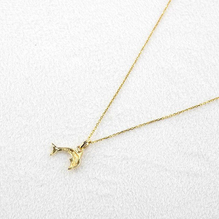 楽天市場】18金 ネックレス レディース ペンダントトップ 18k イルカ 