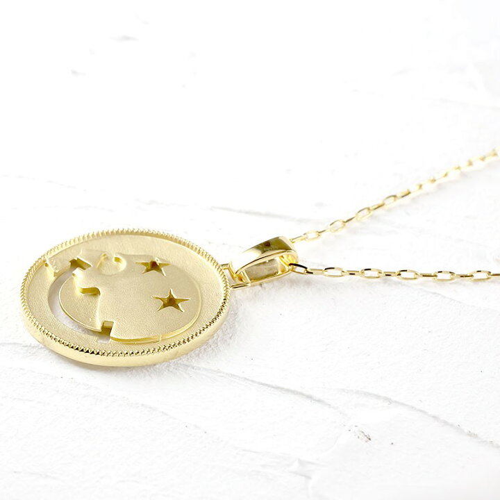 楽天市場】10金 ペンダントトップ ネックレス ゴールド スマイル  