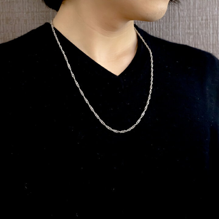 楽天市場】純プラチナ プラチナ999 ネックレス 60cm チェーンだけ 
