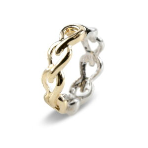 ピアリング 正規品 メンズ 片耳 フープイヤリング リバーシブル K10 イエローゴールド ホワイトゴールド 10金 地金 ノンホールピアス イヤーカフ 痛くない シンプル 男性用 おしゃれ 普段使い