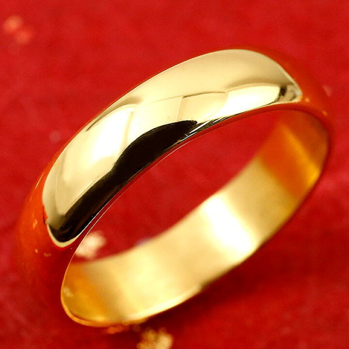 楽天市場】指輪 24金 純金 ゴールド 24k k24 金 シンプル 幅広 太め