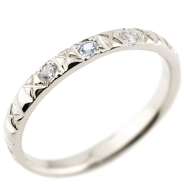 ホワイトゴールドk10 ピンキーリング ダイヤモンド ブルームーンストーン アンティーク ストレート 6月誕生石 指輪 ダイヤリング 人気 プレゼント ギフト シンプル ファッションリング ジュエリー 記念日 大人 おしゃれ