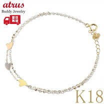 楽天市場】18金 ブレスレット（モチーフハート）（ジュエリー 