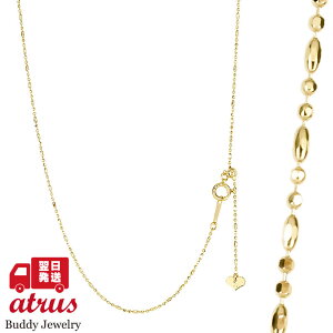 �y10%OFF�N�[�|���Z�[���z �y�ŒZ�����z 18�� �l�b�N���X �X���C�h�� �`�F�[���̂� 45cm ���f�B�[�X �ؚ� �{�[���`�F�[�� �S�[���h 18k k18 �C�G���[�S�[���hK18