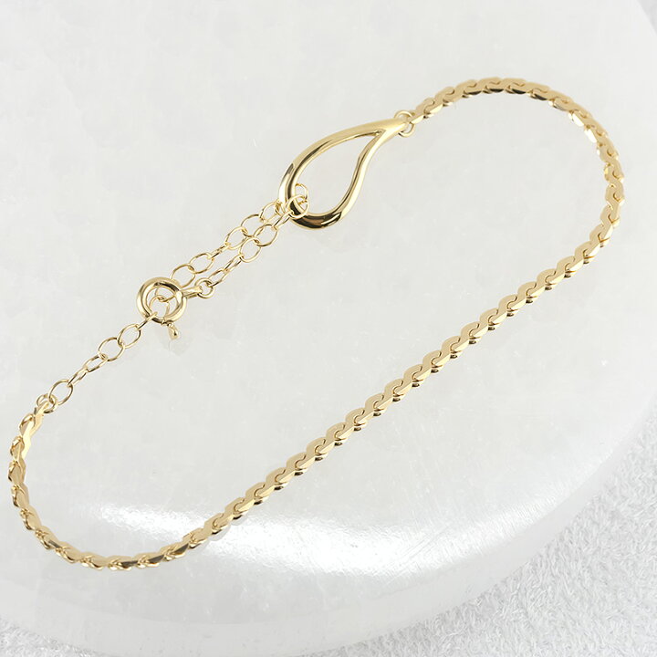楽天市場】【10%OFFクーポンセール】 18金 ブレスレット チェーンだけ 