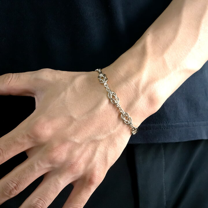 楽天市場】ブレスレット シルバー インフィニティ トグルクラスプ 