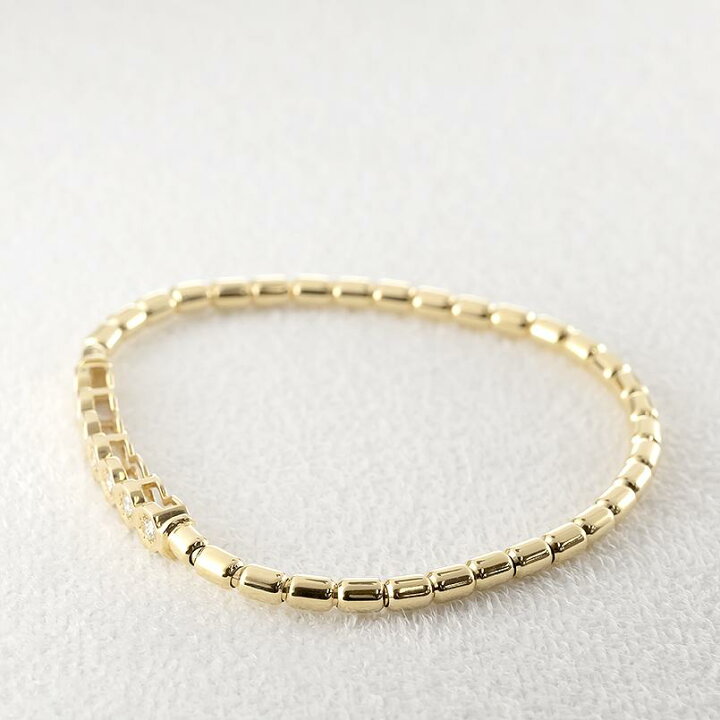 楽天市場】18金 ブレスレット 18k ダイヤモンド ゴールド ダイヤ 