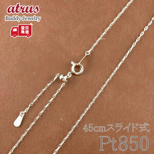 ネックレス ペンダント 45cm プラチナ スライド チェーン」の人気商品 