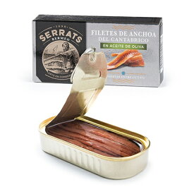 【最高級】カンタブリア産・バスクの最高級アンチョビ『セラッツ』50g＜アンチョビ 缶詰 バスク スペイン セラッツ Serrats ギフト お土産 おつまみ お酒＞