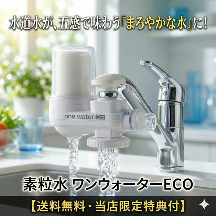 楽天市場】買回り対象商品 浄水器 蛇口直結型 素粒水 ワンウォーター 