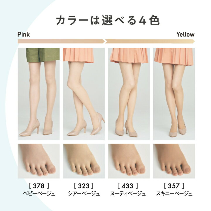 楽天市場】ストッキング 5本指 指 五本指 アツギ NP1400 快適 ベージュ  