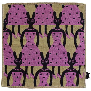 アツコマタノ ドレスうさぎ 3重ガーゼハンカチ 3重ガーゼハンカチ 日本製 今治タオル Atsuko Matano ギフト 北欧風 おしゃれ 個性的 またのあつこ