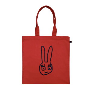 アツコマタノトートバッグ<ゆるうさ シーチングバッグ> ギフト 日本製 Atsuko Matano 可愛い テキスタイル お洒落 サブバッグ 個性的 ナチュラル 北欧風 おしゃれ A4 またのあつこ