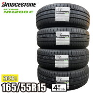 《2026年製》 ECOPIA NH200C 165/55R15 75V 【4本セット】 ブリヂストン エコピア サマータイヤ 軽自動車…