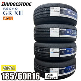 【タイヤ交換可能】《2026年製》 REGNO GR-XIII 185/60R16 86H 【4本セット】 ブリヂストン レグノ サマータイヤ GR-X3 コンパクト セダン