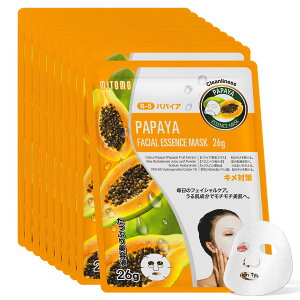 美友 シリーズMT516 美友ナチュラル516パパイヤフェイシャルエッセンスマスク-キメ対策 パパイヤ【MTSA00516-B-5】