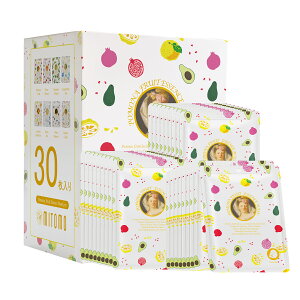 美友 ミトモ めがみ303 30枚入り アボカド Avocado ポモナフルーツエッセンスマスク 個包装 ホシツ パック ポモナ 女神【MGSS00303-A-025x003】