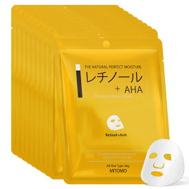 美友 ミトモ CARE601 レチノール+ AHA/Retinol+AHA レチノール＋AHAエッセンスマスク ラグジュアリー 角質ケア エッセンスマスク プレミアム【MCSS00601-A-4】