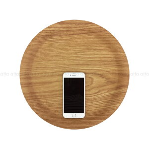 ノンスリップアルボルトレー φ320x20mm (木材パルプ製) 342ABT24 トーダイ(Todai)【ウッド調 おぼん 配膳トレー カフェテイスト】