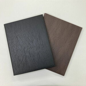 洋風メニューブック A4・4ページ ビスタイプ CLB-601 合皮ビス4穴メニュー えいむ(Aim)