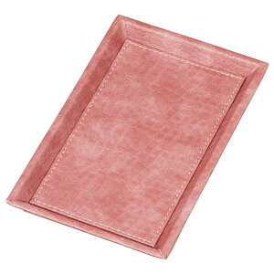 多目的トレイ モモ W210×H20×D132mm 合皮 クロコ柄キャッシュトレイ CAT-107P えいむ(Aim)