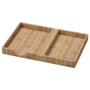 メモ&小物トレイ ナチュラルブラウン W252×H27×D167mm 合皮 CMT-11N えいむ(Aim)