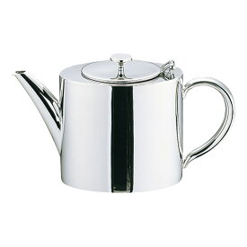 YUKIWA ユキワ　ノーブル ティーポット 600cc 03036616 TEA POT/NOBLE/OVAL　ステンレス製【コーヒー用品 カフェ レストラン ホテル 厨房 業務用 調理器具 プロ仕様】