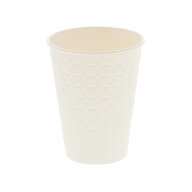 エンボス紙コップ　340ml(13オンス) 1,000個　モデレカップ13oz ホワイト ※沖縄・離島 送料別途 MDC-002…