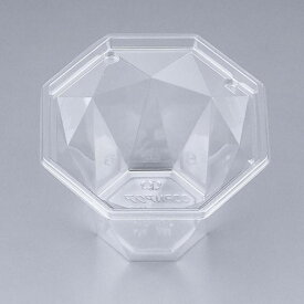 かき氷カップ　八角(クリスタルカット)型　1,200個　COPNアクア八角11本体　※沖縄・離島 送料別途　※個人宅配送不可