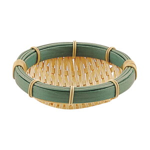 PPラタン 丸型 深ざる 13型 RB-130-BB 010BRB13 直径130xH40mm【竹風 籠 カゴ 食器洗浄機対応 衛生的 和カフェ 天ぷら 和菓子 調理器具 プロ仕様 オシャレ】