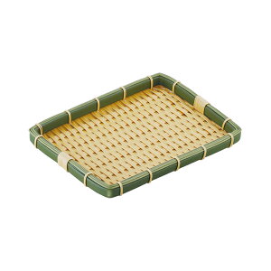 PPラタン 角型 浅ざる 長30型 OT-323-BB 010BOT32 010BOT23 300x230xH30mm【竹風 籠 カゴ 食器洗浄機対応 衛生的 和カフェ 天ぷら 和菓子 和食 調理器具 プロ仕様 生鮮・鮮魚・青果・精肉にも!】