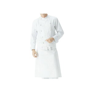 腰下前掛け 帯広6cm・カツラギ・綿100% JT4550-0 東京白衣 厨房ユニフォーム 無地エプロン シンプルユニフォーム 作業用エプロン