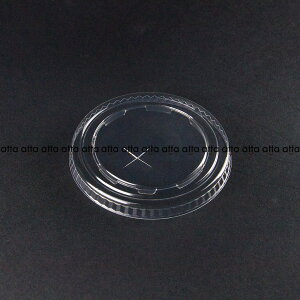 プラカップフタ 79mm口径 2500個 ストロー穴付 (PS製) 9オンスカップ用蓋(X穴)SNP ※クリアーカップ9オンス(PET)SNP専用【お祭りイベントテイクアウト・業務用・使い捨て食品容器】