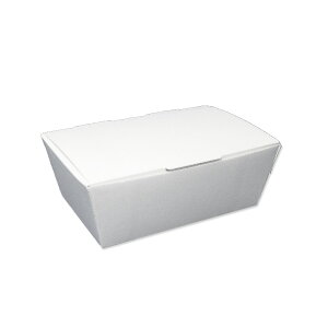 ふた付スナックトレイ無地 140×98×50mm 200枚入り 耐水・耐油スナック容器 SF-2 【テイクアウト・イベント・業務用・お祭り・使い捨て食品容器】