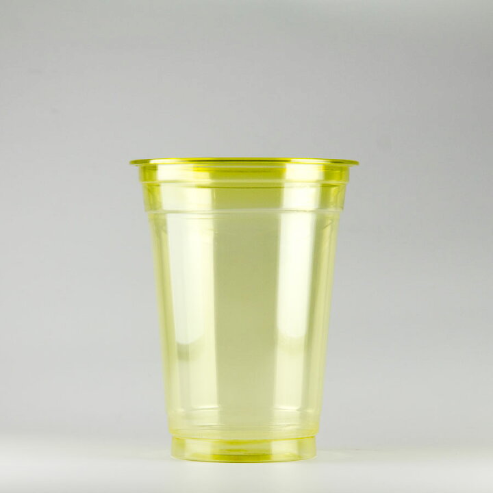 楽天市場 プラカップ黄 420ml 14オンス 89mm口径 1000個 Pet製 カラーカップ89 14オンス黄 テイクアウト紙カップ 業務用 使い捨て食品容器 Atta楽天市場店
