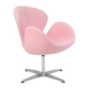 �������� �V�i �X�����`�F�A(Swan Chair) �k���f�U�C�� �t�@�u���b�N LIGHTPINK ���C�g�s���N