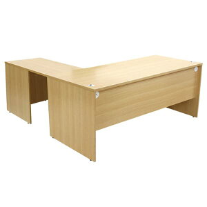 送料無料 選べる4カラー&右用左用 ワークデスク L字型 約W180×D180×H74 幕板 ゲーミングデスク L字デスク L型 サイドデスク 連結 オフィスデスク エグゼクティブ パソコンデスク PCデスク 約W180