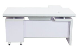 送料無料 新品 プレジデントデスク エグゼクティブデスク オフィスデスク ライティングデスク ホワイト